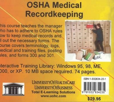 OSHA Medical Recordkeeping