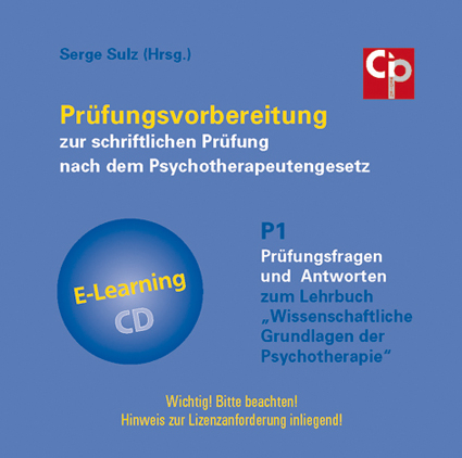Pr&uuml;fungsfragen und Antworten zum Lehrbuch der Psychotherapie Band 1 - 
