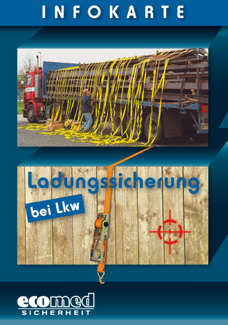 Infokarte Ladungssicherung bei Lkw