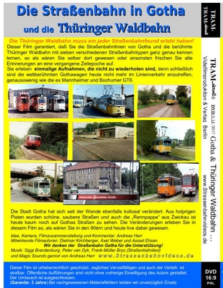 Die Straßenbahn von Gotha & Die Thüringer Waldbahn