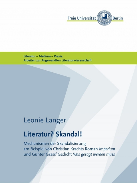 Literatur? Skandal! - Leonie Langer