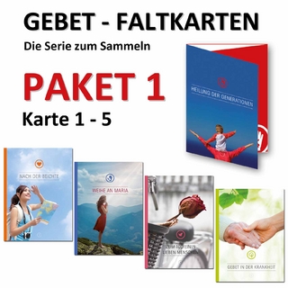 Gebet-Faltkarten Paket 1