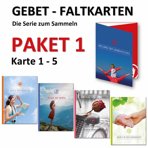 Gebet-Faltkarten Paket 1 - Christoph Mittermair