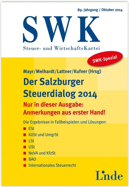 SWK-Spezial Der Salzburger Steuerdialog 2014 - 