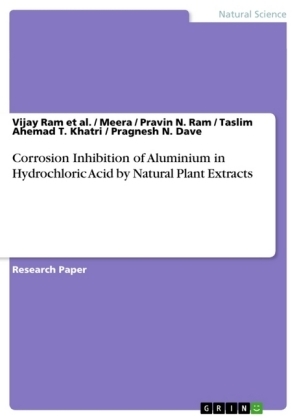 Corrosion Inhibition of Aluminium in Hydrochloric Acid by Natural Plant Extracts - Vijay Ram et al.,  Meera, Pravin N. Ram, Taslim Ahemad T. Khatri, Pragnesh N. Dave