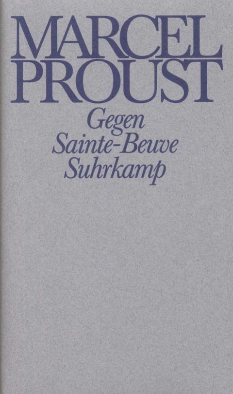 Werke. Frankfurter Ausgabe - Marcel Proust