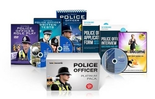 Police Officer Recruitment Platinum Package Box Set: How to Become a Police Officer Book, Police Officer Interview Questions and Answers, Application Form Guide, Written Tests DVD, Fitness Test CD