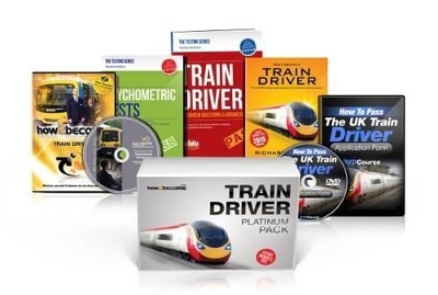 Train Driver Recruitment Platinum Package Box Set: How to Become a Train Driver Book, Train Driver Tests Manual, Application Form DVD, Psychometric Tests, 60-Minute Interview DVD - Richard McMunn