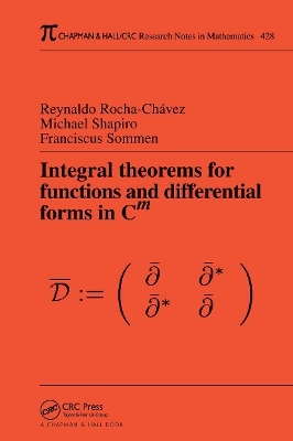 Integral Theorems for Functions and Differential Forms in C(m) - Reynaldo Rocha-Chavez, Michael Shapiro, Frank Sommen