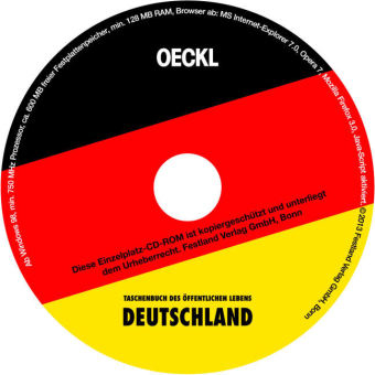 OECKL. Taschenbuch des &Ouml;ffentlichen Lebens &ndash; Deutschland 2015 &ndash; CD-ROM, 64. Jahrgang - 