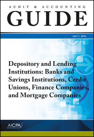 Audit and Accounting Guide Depository and Lending Institutions