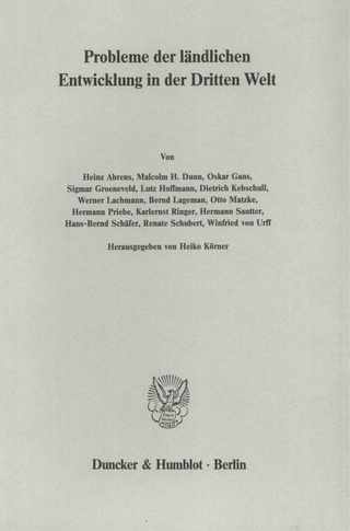 Probleme der ländlichen Entwicklung in der Dritten Welt.