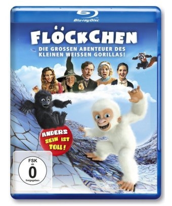 Fl&ouml;ckchen - Die gro&szlig;en Abenteuer des kleinen wei&szlig;en Gorillas, 1 Blu-ray