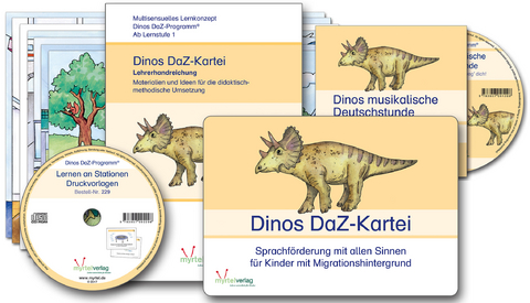 Sparpaket: Dinos DaZ-Kartei - Annette R&ouml;gener, Sigrid Skwirblies