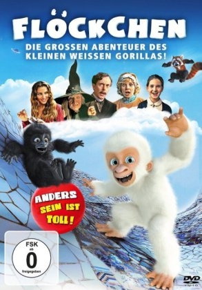 Fl&ouml;ckchen - Die gro&szlig;en Abenteuer des kleinen wei&szlig;en Gorillas, 1 DVD
