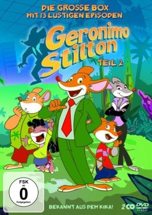 Geronimo Stilton - Die große Box. Tl.2, 2 DVDs