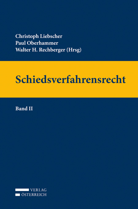 Schiedsverfahrensrecht - 