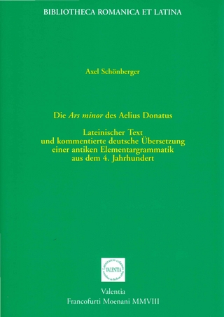 Die Ars minor des Aelius Donatus
