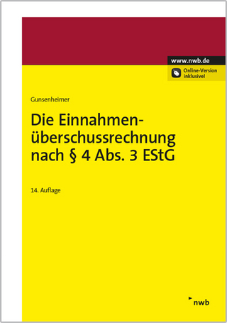 Die Einnahmenüberschussrechnung nach § 4 Abs. 3 EStG