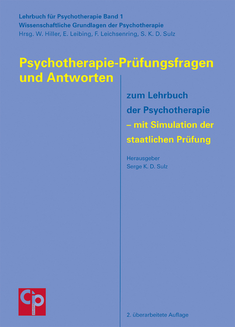 Psychotherapie-Pr&uuml;fungsfragen und Antworten - 