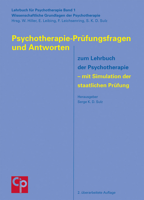 Psychotherapie-Prüfungsfragen und Antworten - 