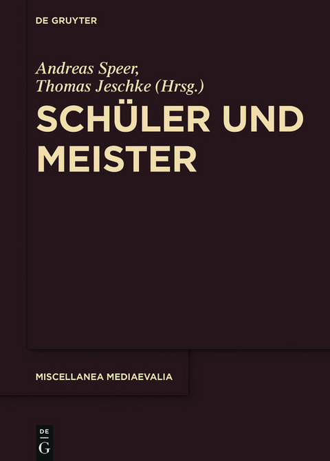 Sch&uuml;ler und Meister - 