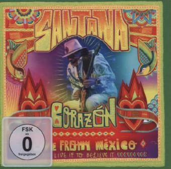 Coraz&oacute;n - Live From Mexico: Live It To Believe It, 1 DVD + 1 Audio-CD -  Santana