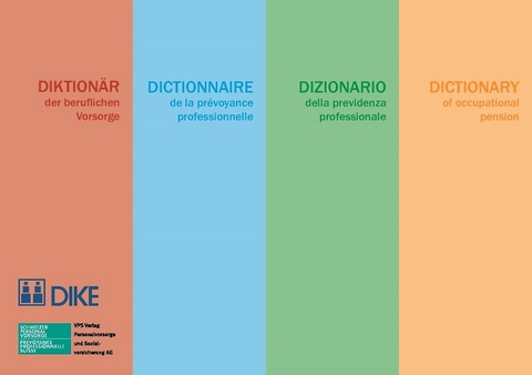 Diktion&auml;r der beruflichen Vorsorge