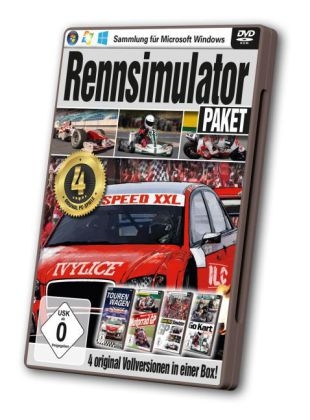 Rennsimulator Paket, 1 DVD-ROM