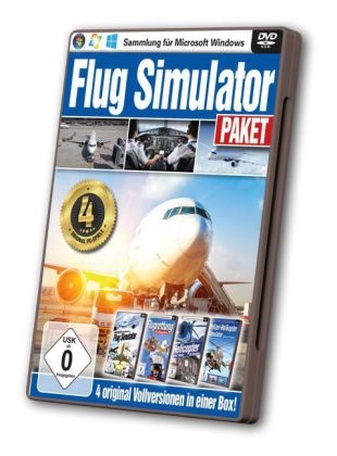 4in1 Paket Flug Simulator , 1 DVD-ROM