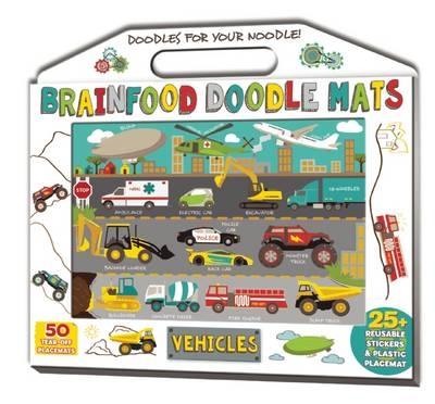 Brainfood Doodle Mats: Vehicles - Laura Dower