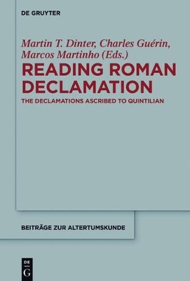 Reading Roman Declamation