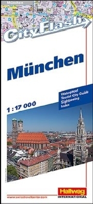 M&uuml;nchen City Flash Stadtplan 1:17 000