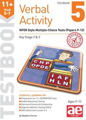 11+ Verbal Activity Year 5-7 Testbook 5 - Stephen C. Curran, Mike Edwards, Janet Peace
