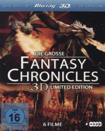 Die gro&szlig;e Fantasy Chronicles 3D, 4 Blu-ray (Limited Edition)
