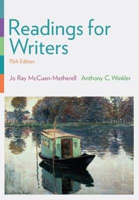 Readings for Writers - Jo Ray McCuen-Metherell, Anthony Winkler