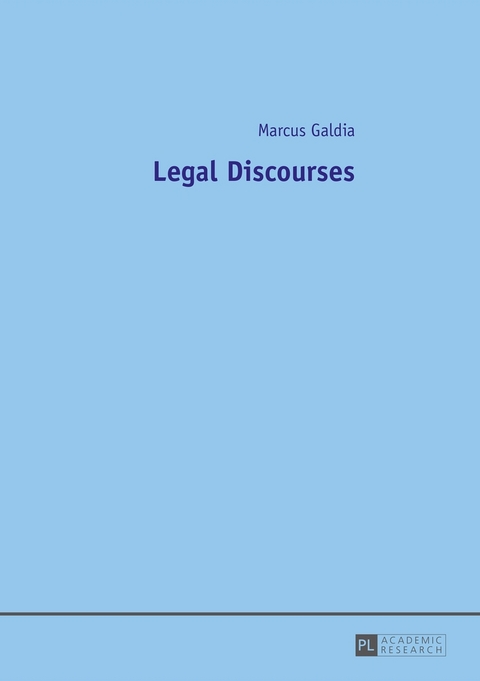 Legal Discourses - Marcus Galdia