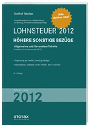 Lohnsteuer 2012 H&ouml;here Sonstige Bez&uuml;ge