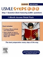 USMLE Steps 123: Step 1 Question Bank, 1 Month Access Retail Pack
