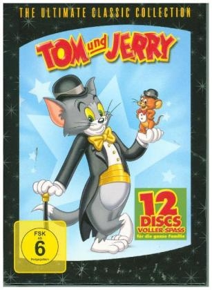 Tom & Jerry - The Ultimate Classic Collection, 12 DVDs