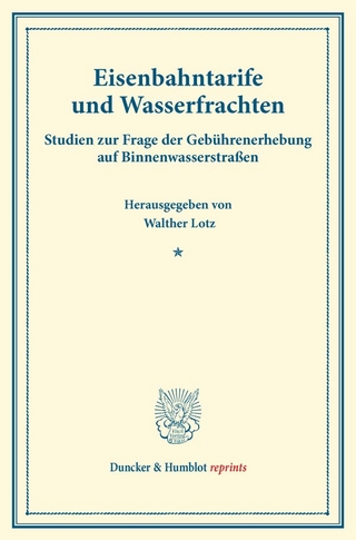 Eisenbahntarife und Wasserfrachten.