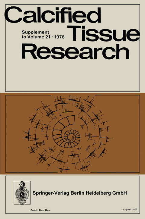 Calcified Tissues 1975 - 