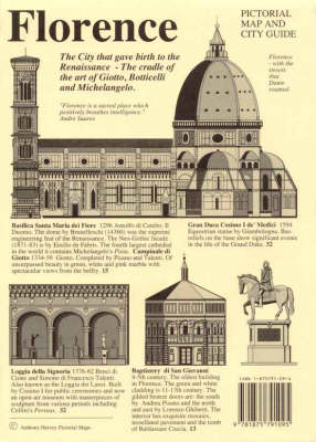 Florence Pictorial Map and City Guide -  Anthony Harvey