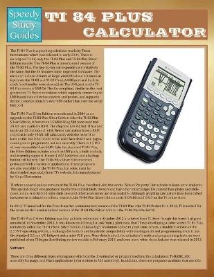 Ti-84 Plus Calculator -  Speedy Publishing LLC