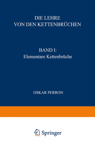 Die Lehre von den Kettenbrüchen
