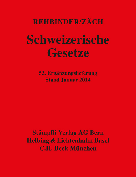 Schweizerische Gesetze - 