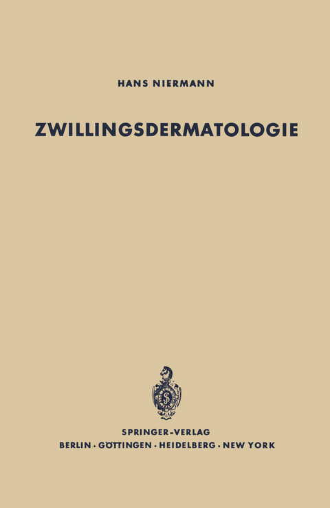 Zwillingsdermatologie - Hans Niermann