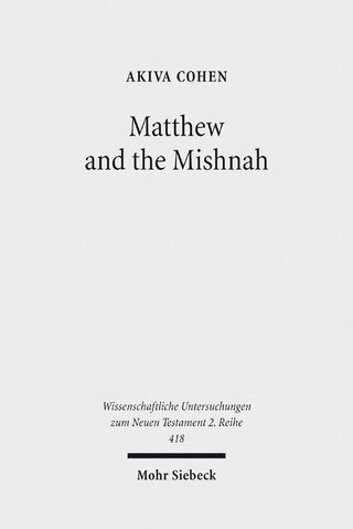 Matthew and the Mishnah