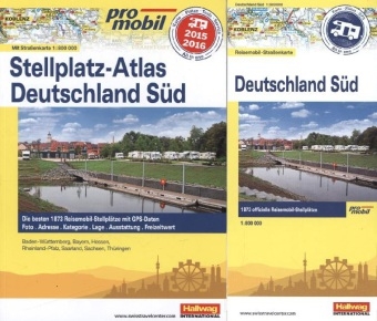 Deutschland S&uuml;d Stellplatz-Atlas 2015 - 