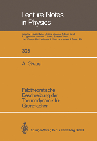 Feldtheoretische Beschreibung der Thermodynamik für Grenzflächen